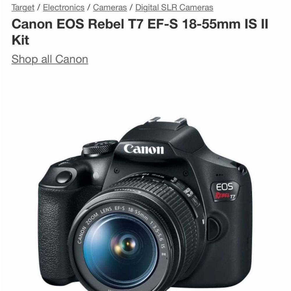 Canon EOS Rebel T7